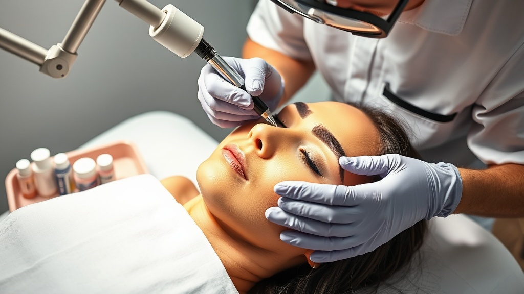 הסרה כימית של איפור קבוע גבות